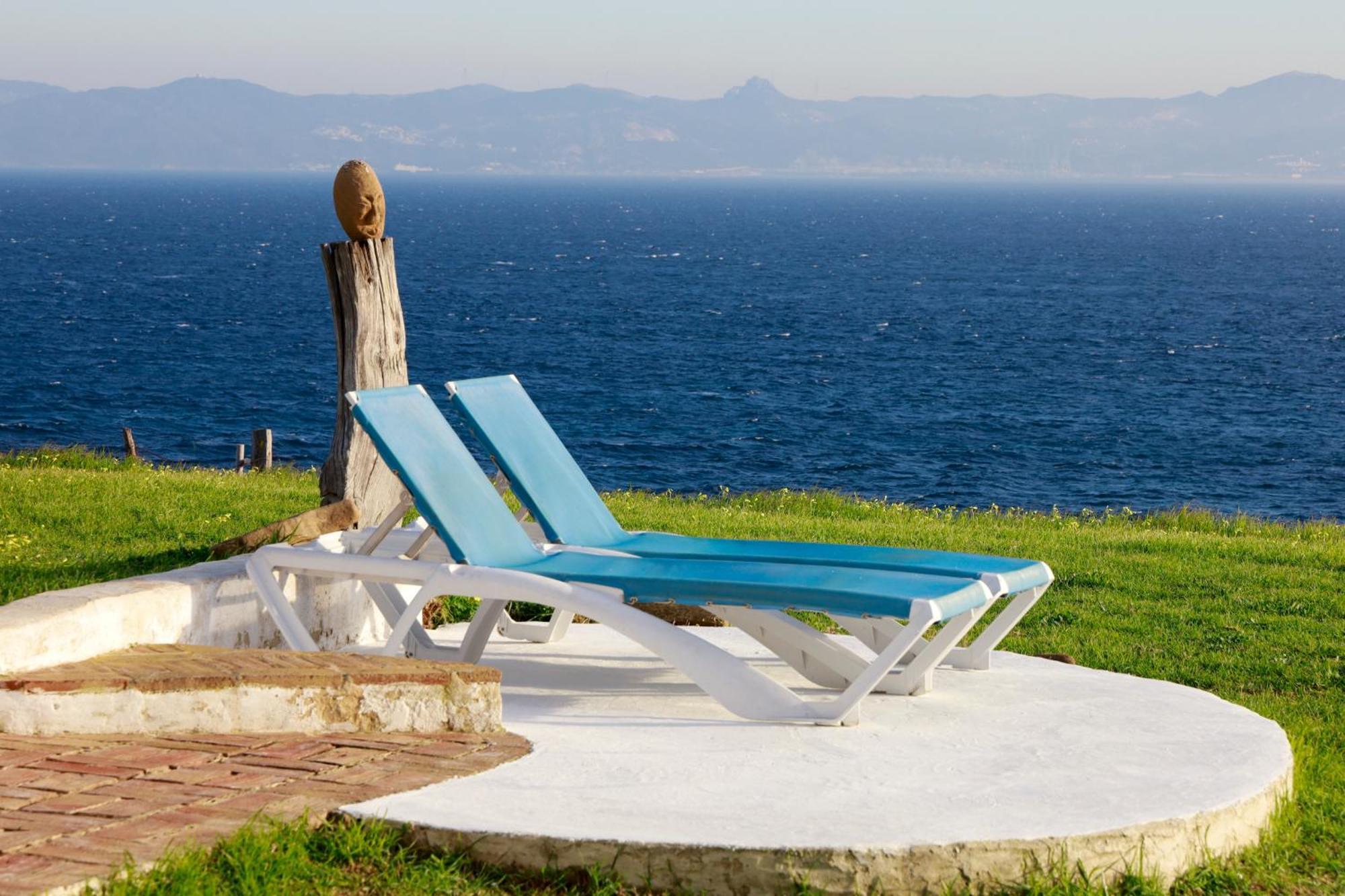 Beach Front Villa Amazing Views Tarifa Bagian luar foto