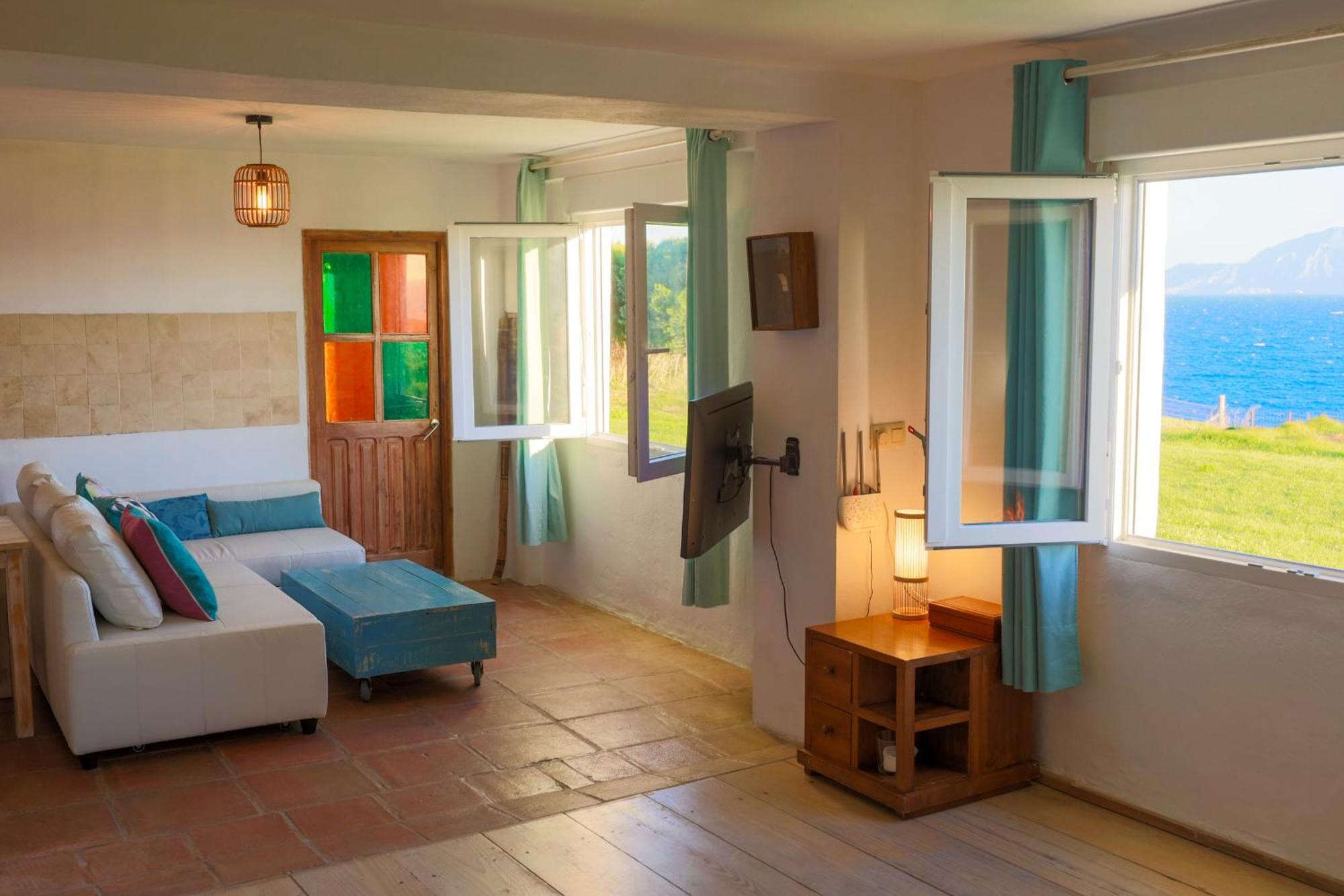 Beach Front Villa Amazing Views Tarifa Bagian luar foto
